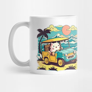 Beach buggy kitty Mug